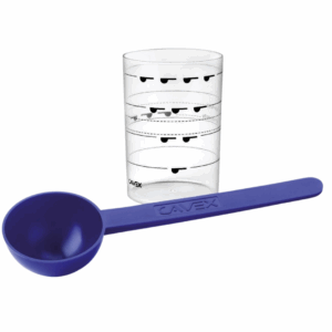 Jogo de proporcionadores de pó